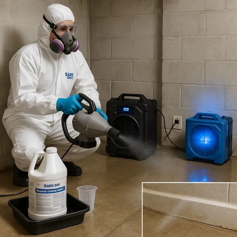 Sanitization and Odor Removal process in Westville, NJ